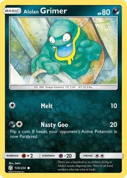 Alolan Grimer #130/236 · Pokémon