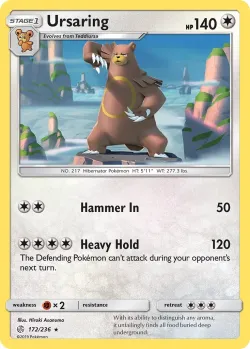 Ursaring #172/236 · Pokémon