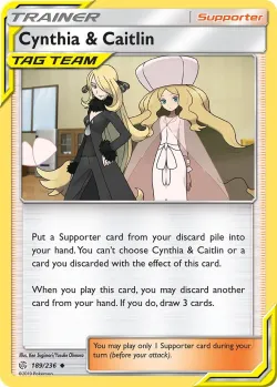 Cynthia & Caitlin #189/236 · Pokémon