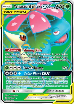 Venusaur & Snivy-GX #210/236 · Pokémon