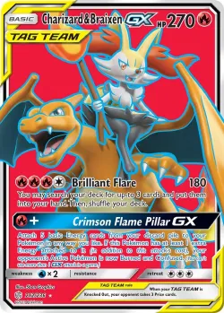 Charizard & Braixen-GX #212/236 · Pokémon