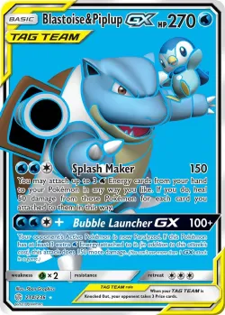 Blastoise & Piplup-GX #214/236 · Pokémon