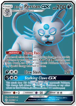Alolan Persian-GX #219/236 · Pokémon