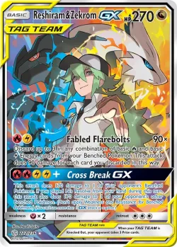 Reshiram & Zekrom-GX #222/236 · Pokémon