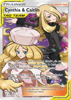 Cynthia & Caitlin #228/236 · Pokémon