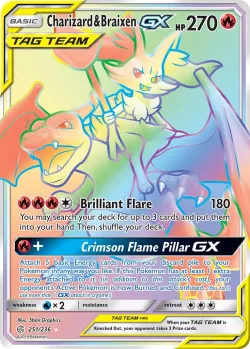 Charizard & Braixen-GX 「CEC 251/236」「EN」