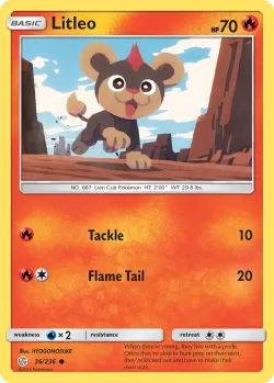 Litleo #36/236 · Pokémon