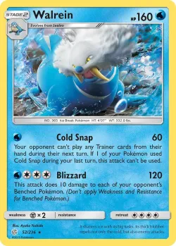 Walrein #52/236 · Pokémon