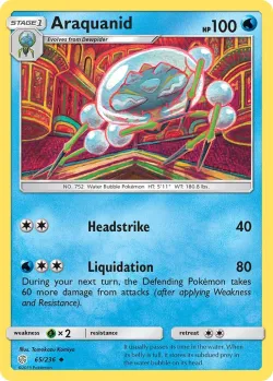 Araquanid #65/236 · Pokémon