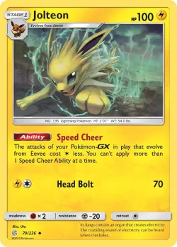 Jolteon #70/236 · Pokémon