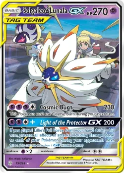 Solgaleo & Lunala-GX #75/236 · Pokémon
