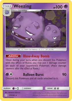 Weezing #77/236 · Pokémon