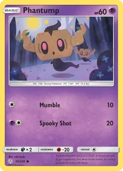 Phantump #93/236 · Pokémon