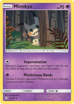 Mimikyu #96/236 · Pokémon