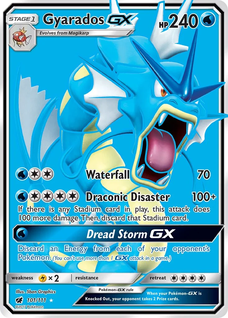 Gyarados-GX 「CIN 101/111」「EN」
