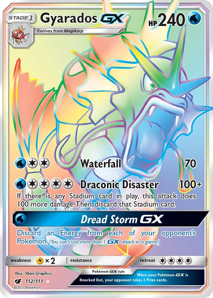 Gyarados-GX 「CIN 112/111」「EN」