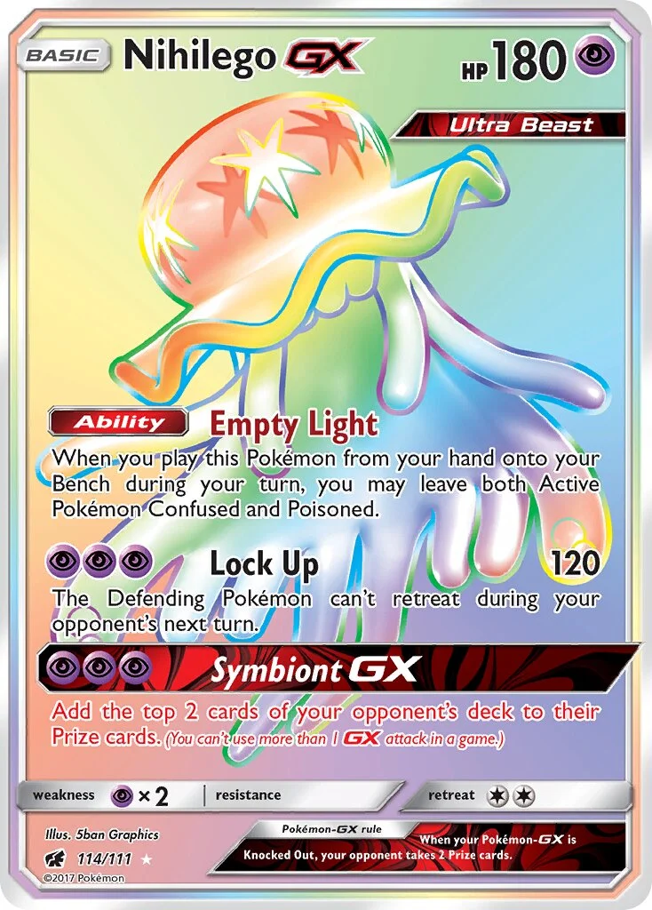 Nihilego-GX 「CIN 114/111」「EN」