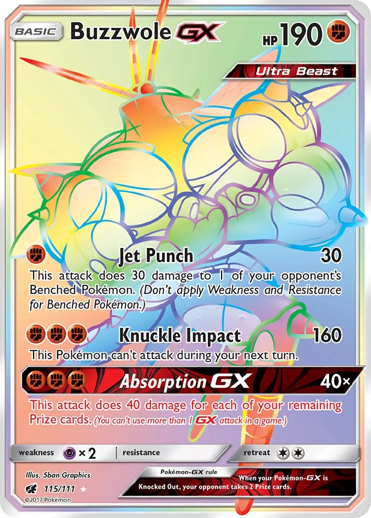 Buzzwole-GX 「CIN 115/111」「EN」