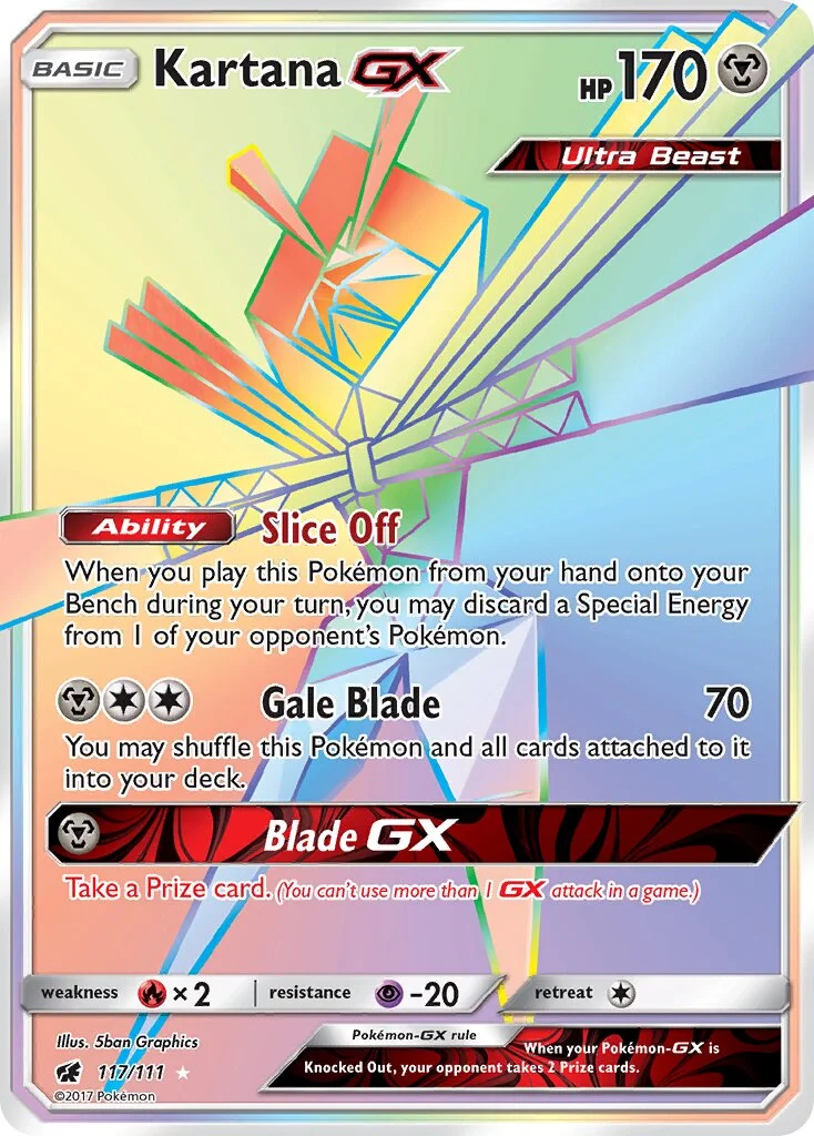 Kartana-GX 「CIN 117/111」「EN」