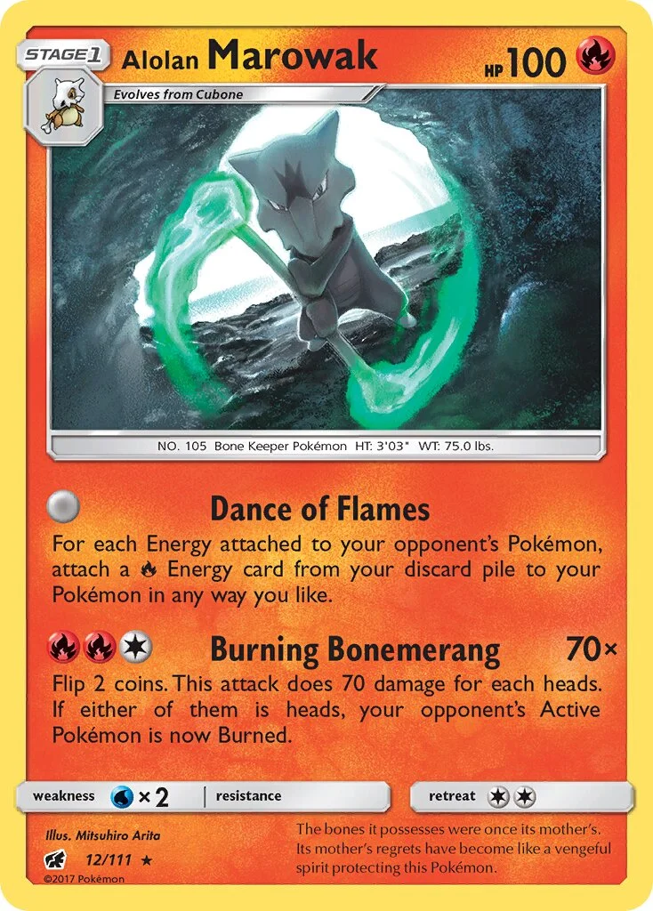 Alolan Marowak 「CIN 12/111」「EN」