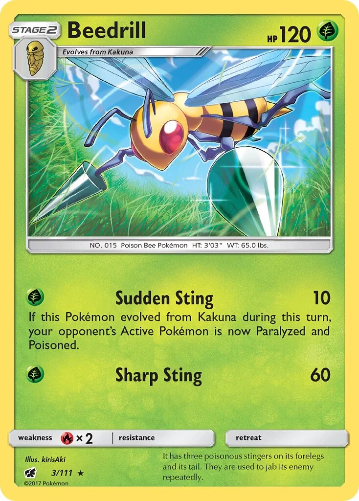 Beedrill 「CIN 3/111」「EN」
