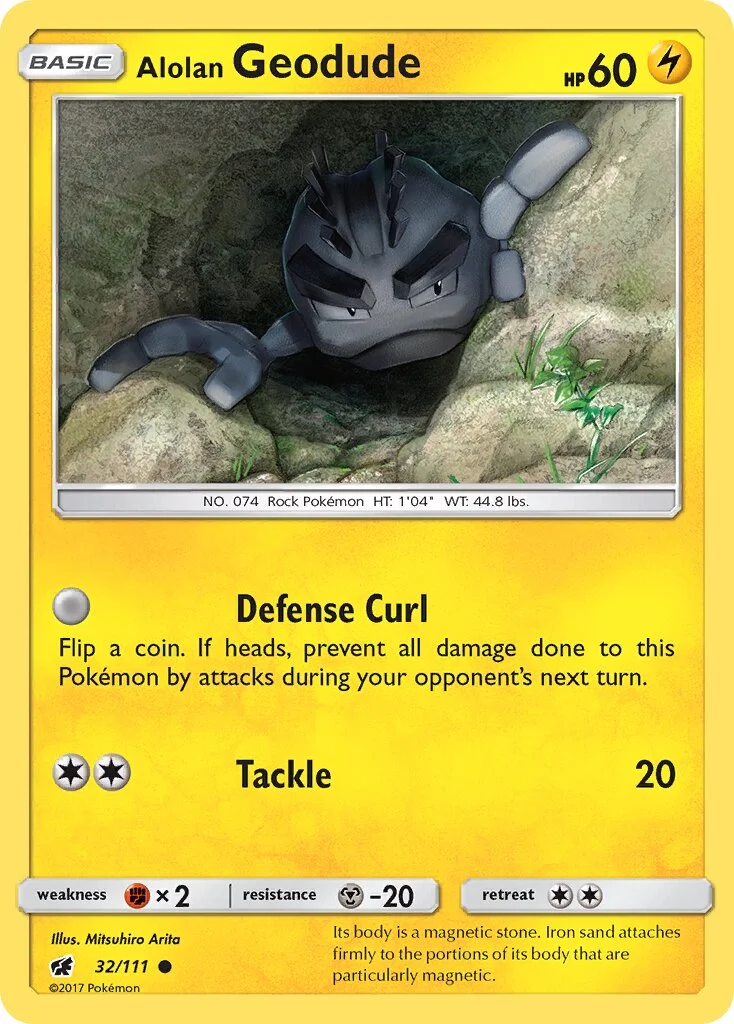 Alolan Geodude 「CIN 32/111」「EN」