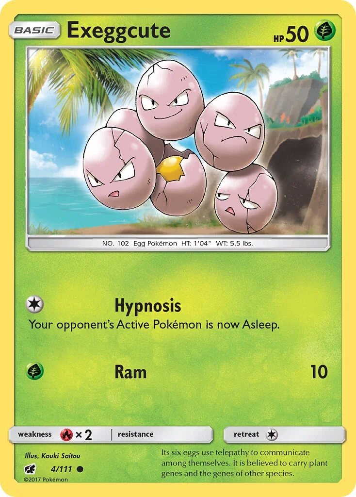 Exeggcute 「CIN 4/111」「EN」