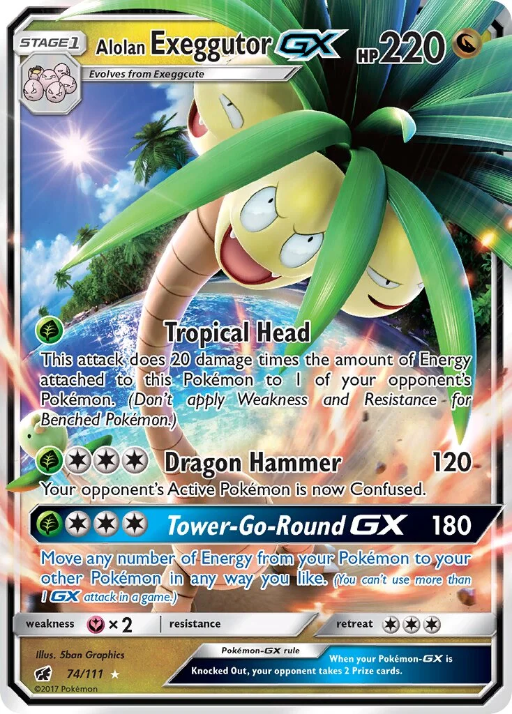 Alolan Exeggutor-GX 「CIN 74/111」「EN」