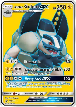 Alolan Golem-GX 「CIN 102/111」「EN」