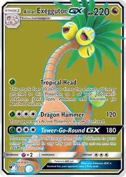 Alolan Exeggutor-GX 「CIN 107/111」「EN」