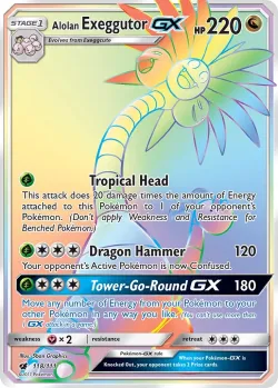Alolan Exeggutor-GX 「CIN 118/111」「EN」