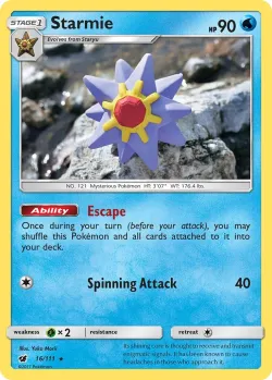 Starmie #16/111 · Pokémon