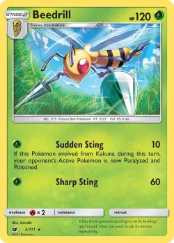 Beedrill #3/111 · Pokémon