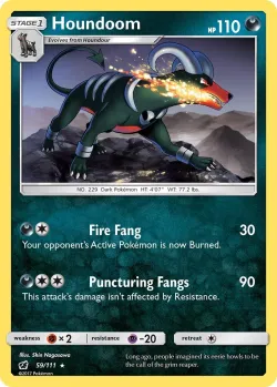 Houndoom #59/111 · Pokémon