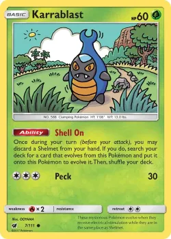 Karrablast #7/111 · Pokémon