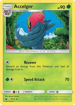 Accelgor #9/111 · Pokémon