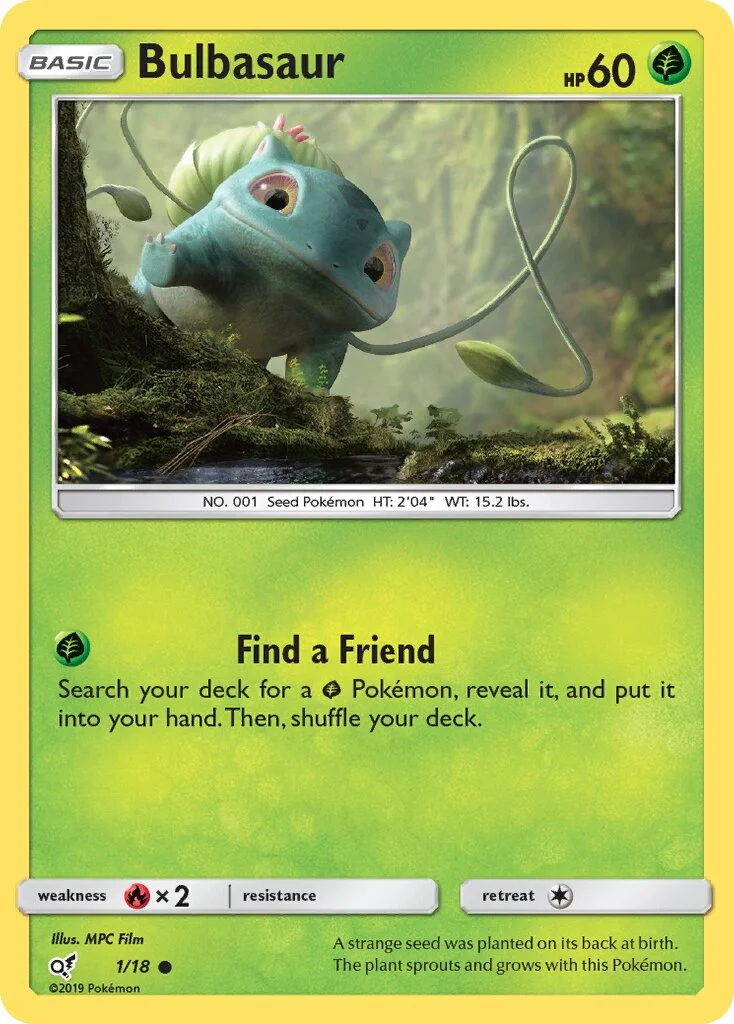 Bulbasaur 「DET 1/18」「EN」