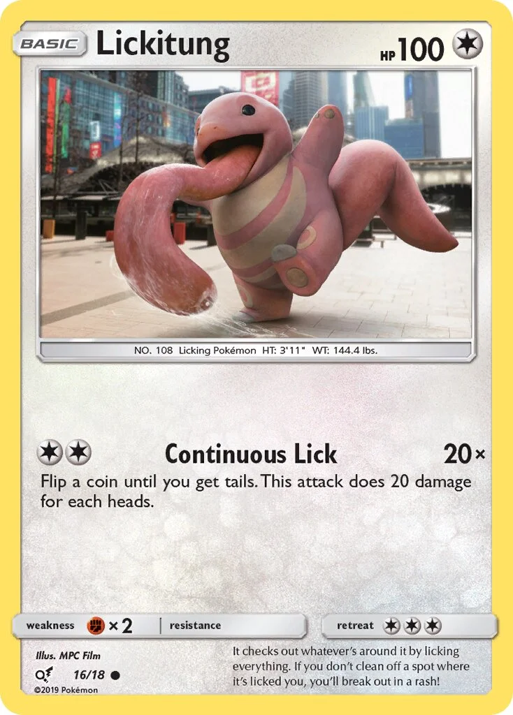 Lickitung 「DET 16/18」「EN」