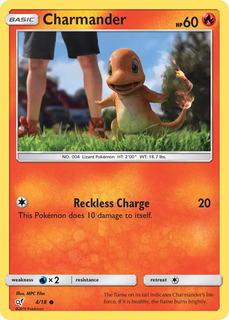 Charmander 「DET 4/18」「EN」