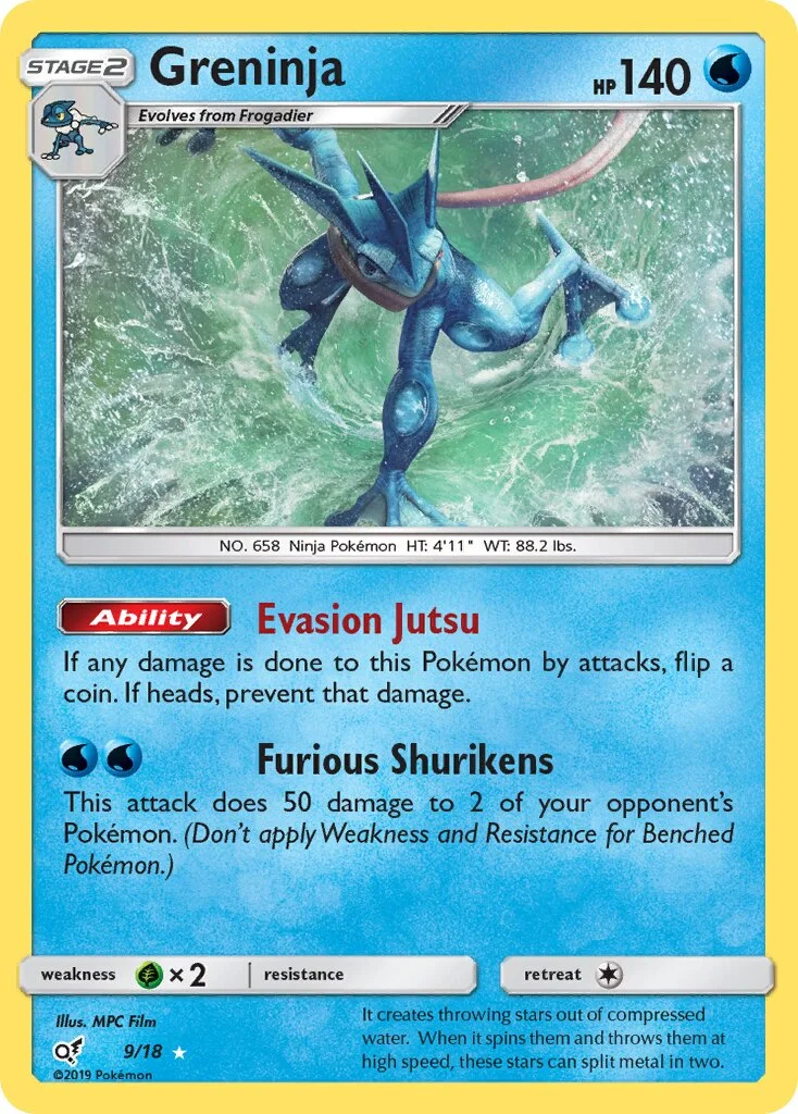 Greninja 「DET 9/18」「EN」