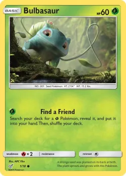 Bulbasaur 「DET 1/18」「EN」