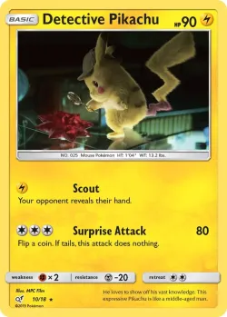 Detective Pikachu 「DET 10/18」「EN」