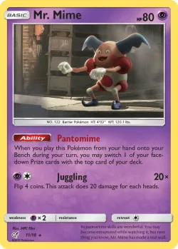 Mr. Mime 「DET 11/18」「EN」
