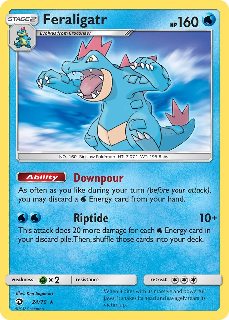 Feraligatr 「DRM 24/70」「EN」
