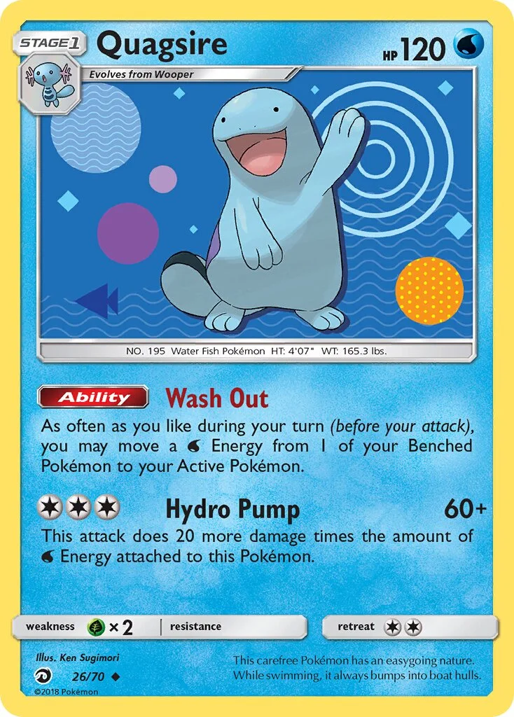 Quagsire 「DRM 26/70」「EN」