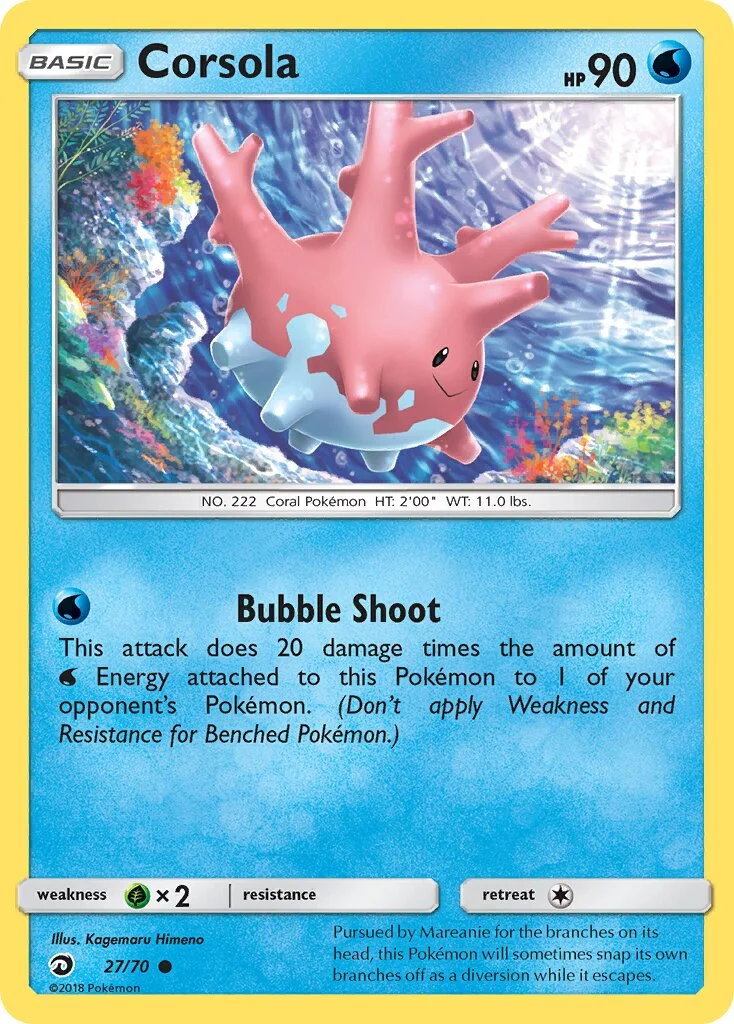 Corsola 「DRM 27/70」「EN」