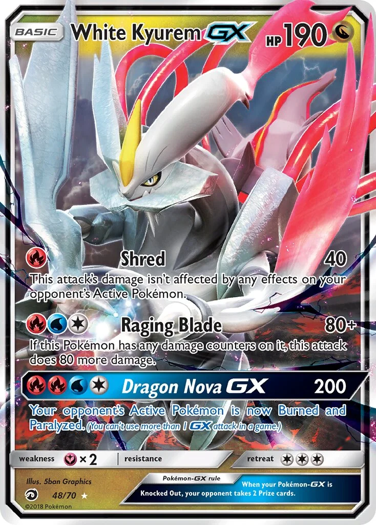 White Kyurem-GX 「DRM 48/70」「EN」