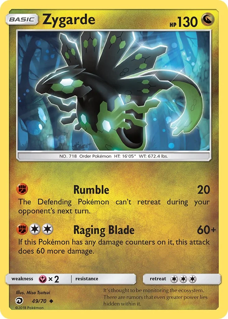 Zygarde 「DRM 49/70」「EN」