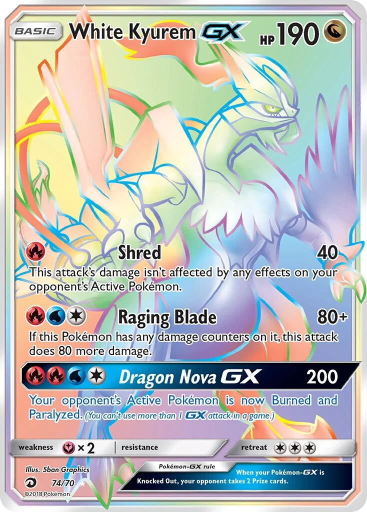 White Kyurem-GX 「DRM 74/70」「EN」