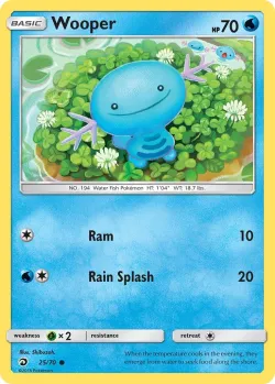 Wooper #25/70 · Pokémon
